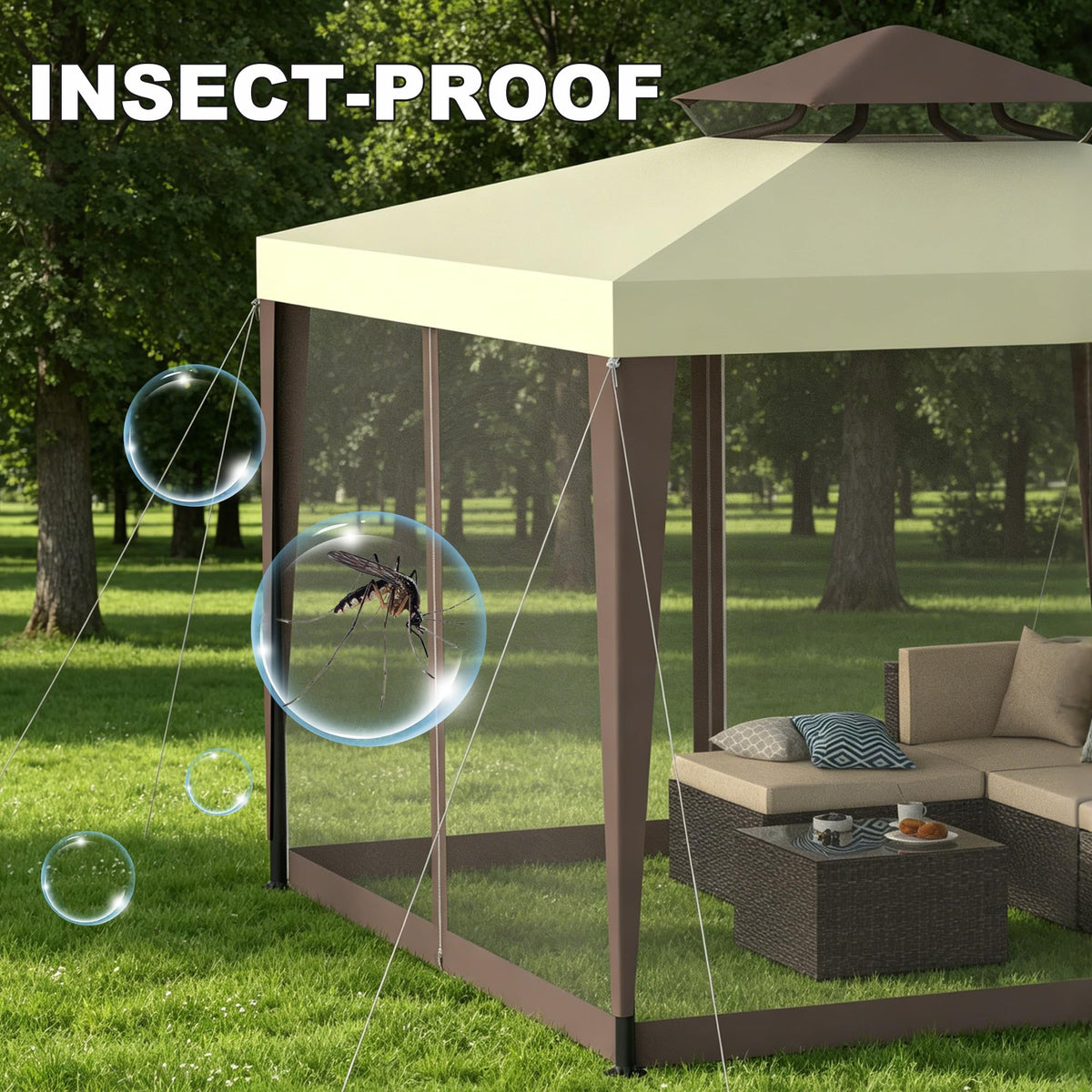 10×10 Outdoor Gazebo Canopy Tent Z683