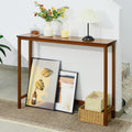 Bamboo Narrow Wood Console Table H433702