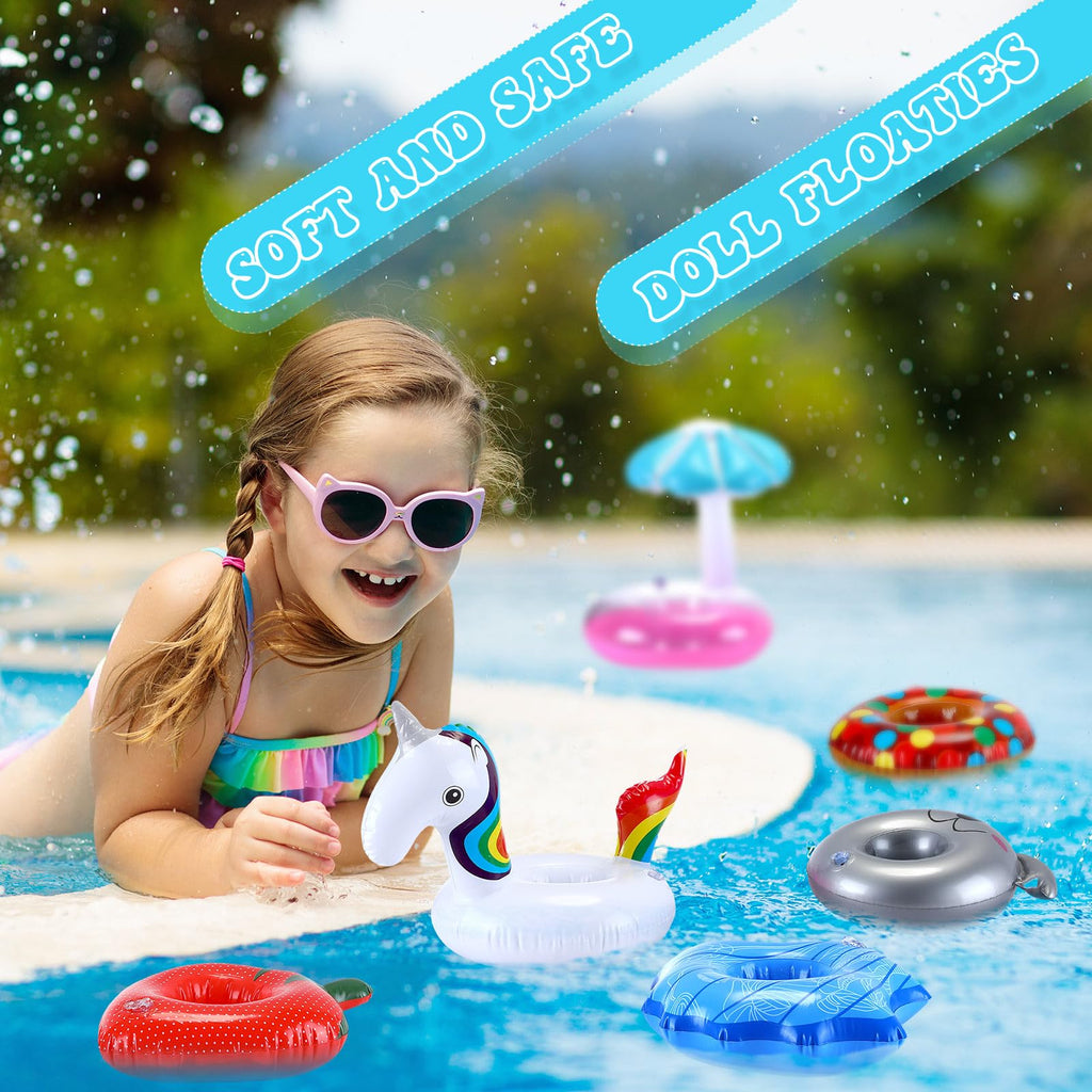 120 Pack Inflatable Drink Holder Pool Floats O40359