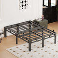 Queen 18 Inch Tall Metal Platform Bed Frame Z89926