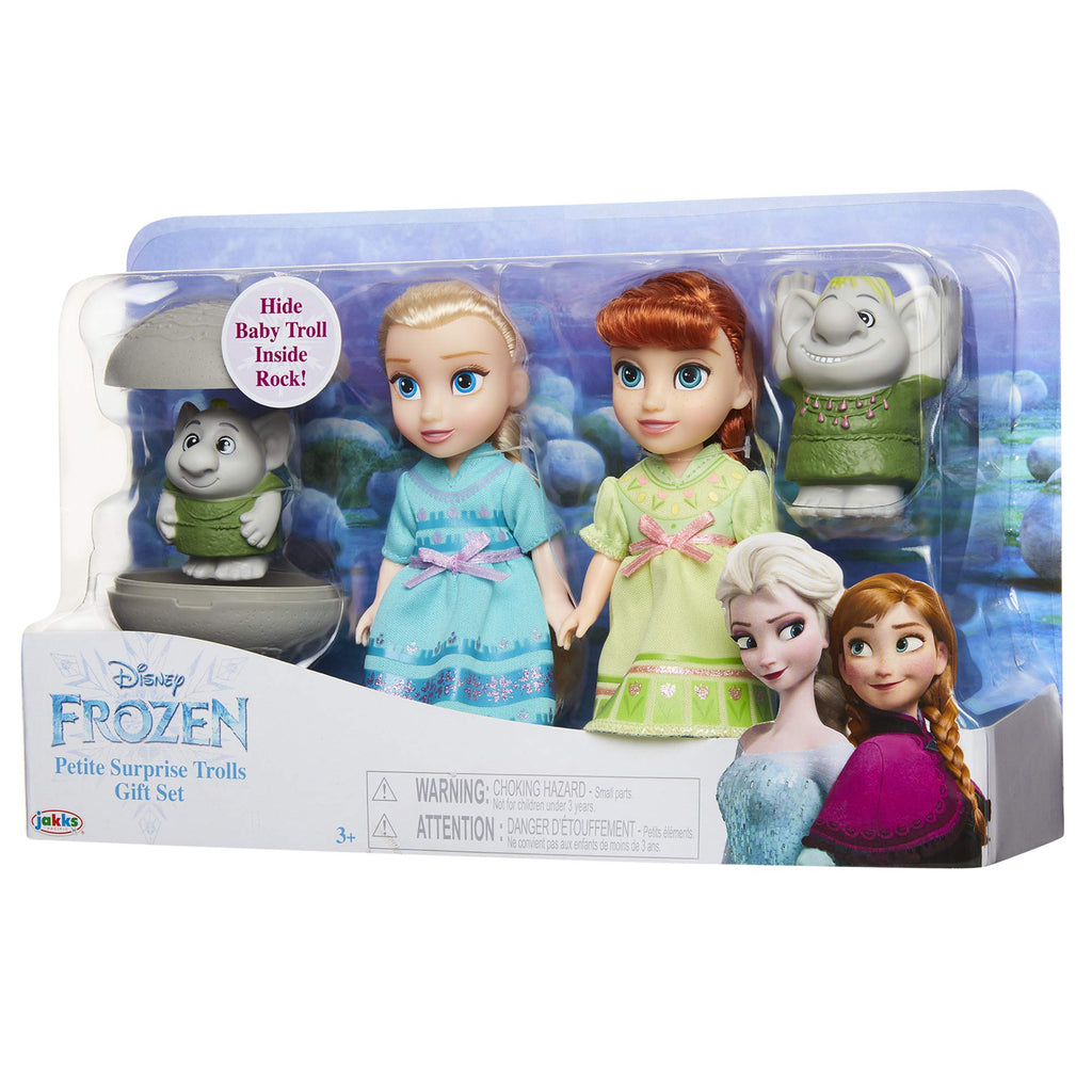 Anna & Elsa Dolls with Trolls Gift Set J875
