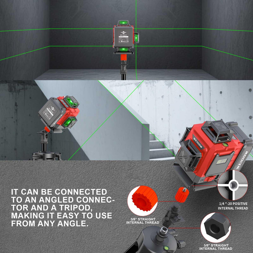360° Green Cross Line Self Leveling Laser Level N122789