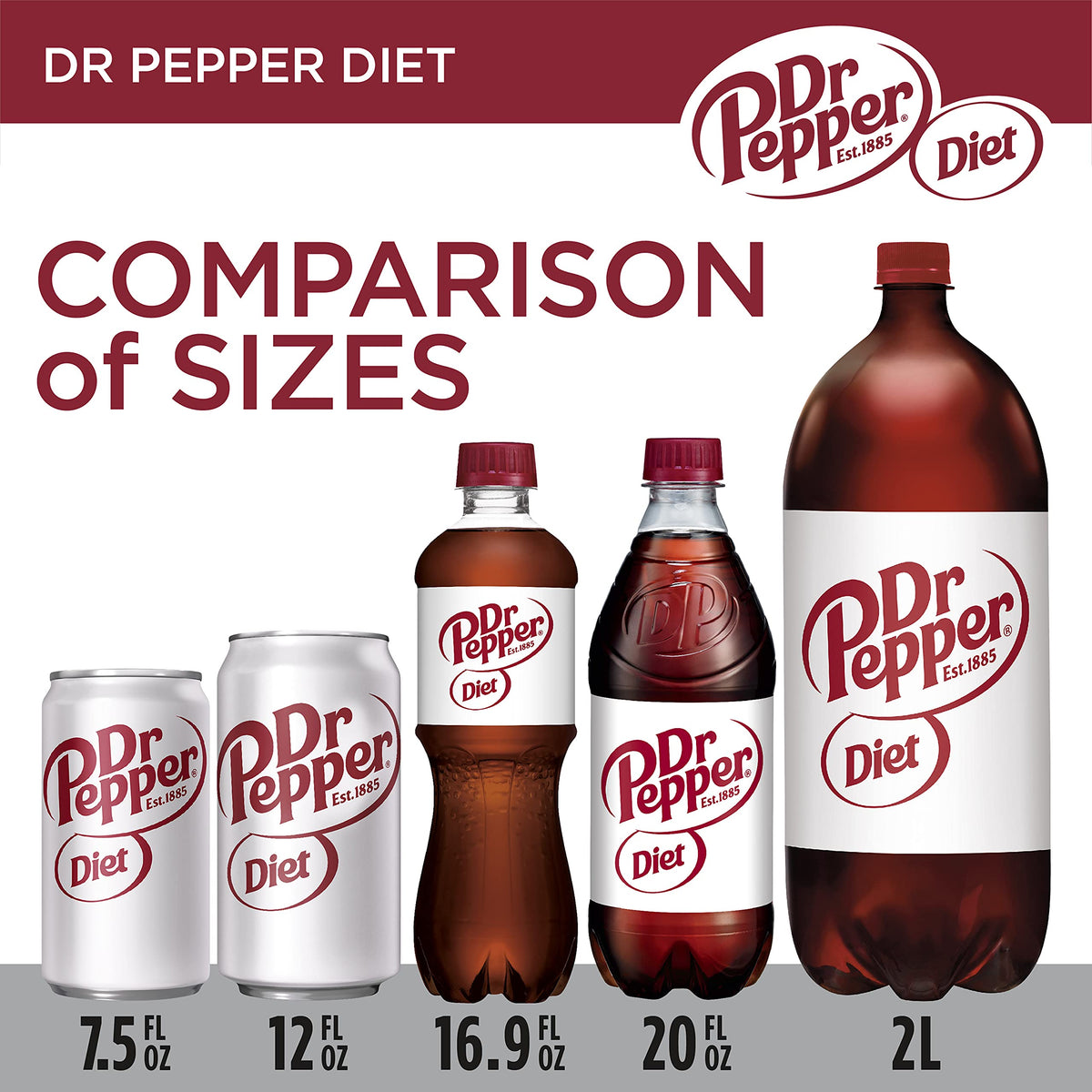 Diet Dr Pepper Soda 7.5 fl oz 8 pack B42279