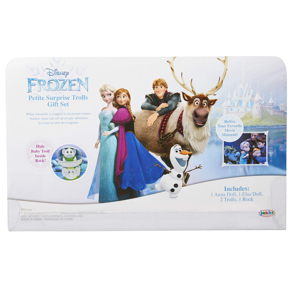 Anna & Elsa Dolls with Trolls Gift Set J875