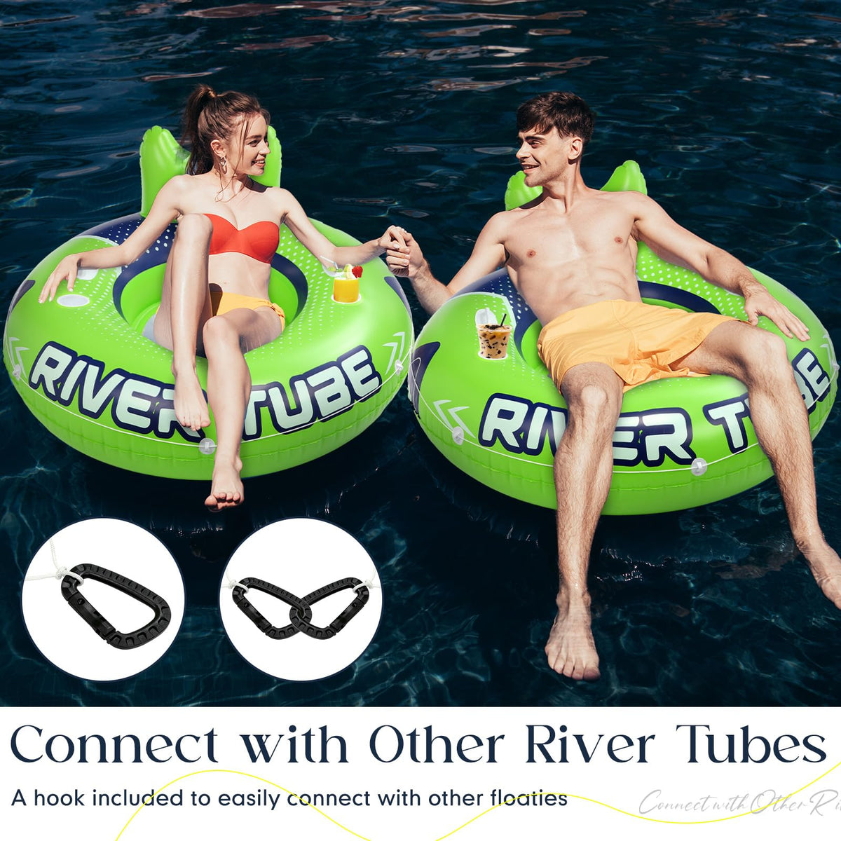 53" Heavy Duty River Tube Float 4 Pcs B158