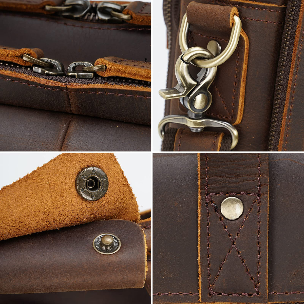 Leather Laptop Briefcase C55520