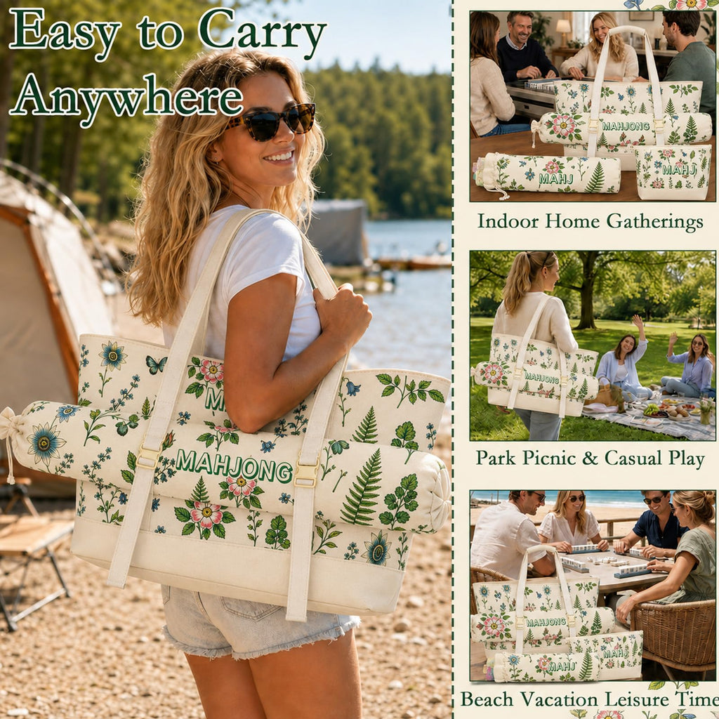 Mahjong Tile Bag Set D803