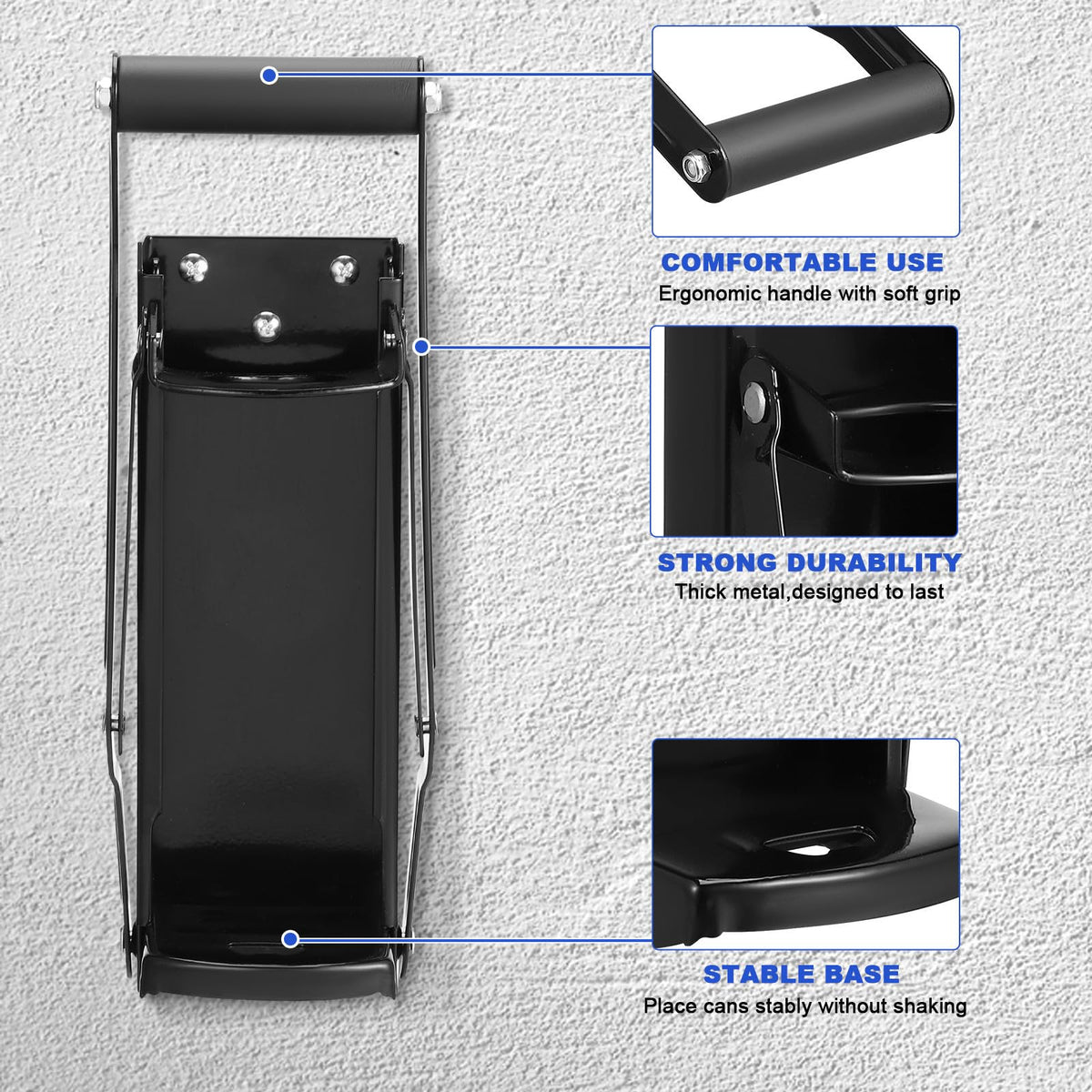 Stainless Steel Wall Mounted Can Crusher V141