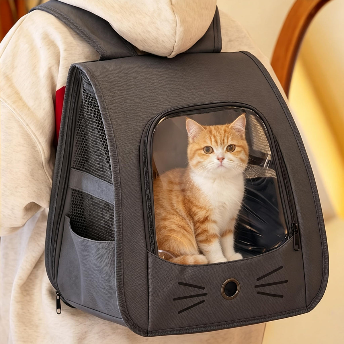 Cat Carrier Backpack, 13.8 Inches H1241