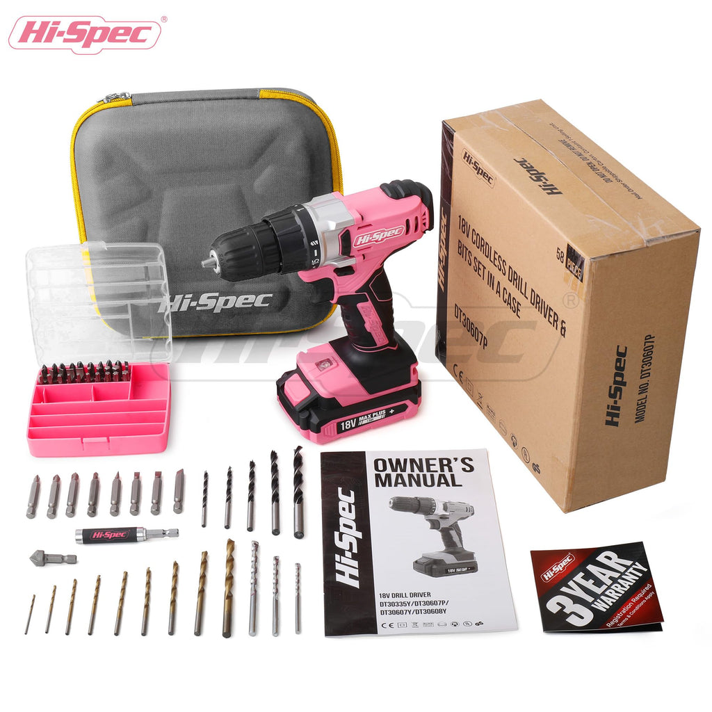18V Cordless Drill Driver Set P146