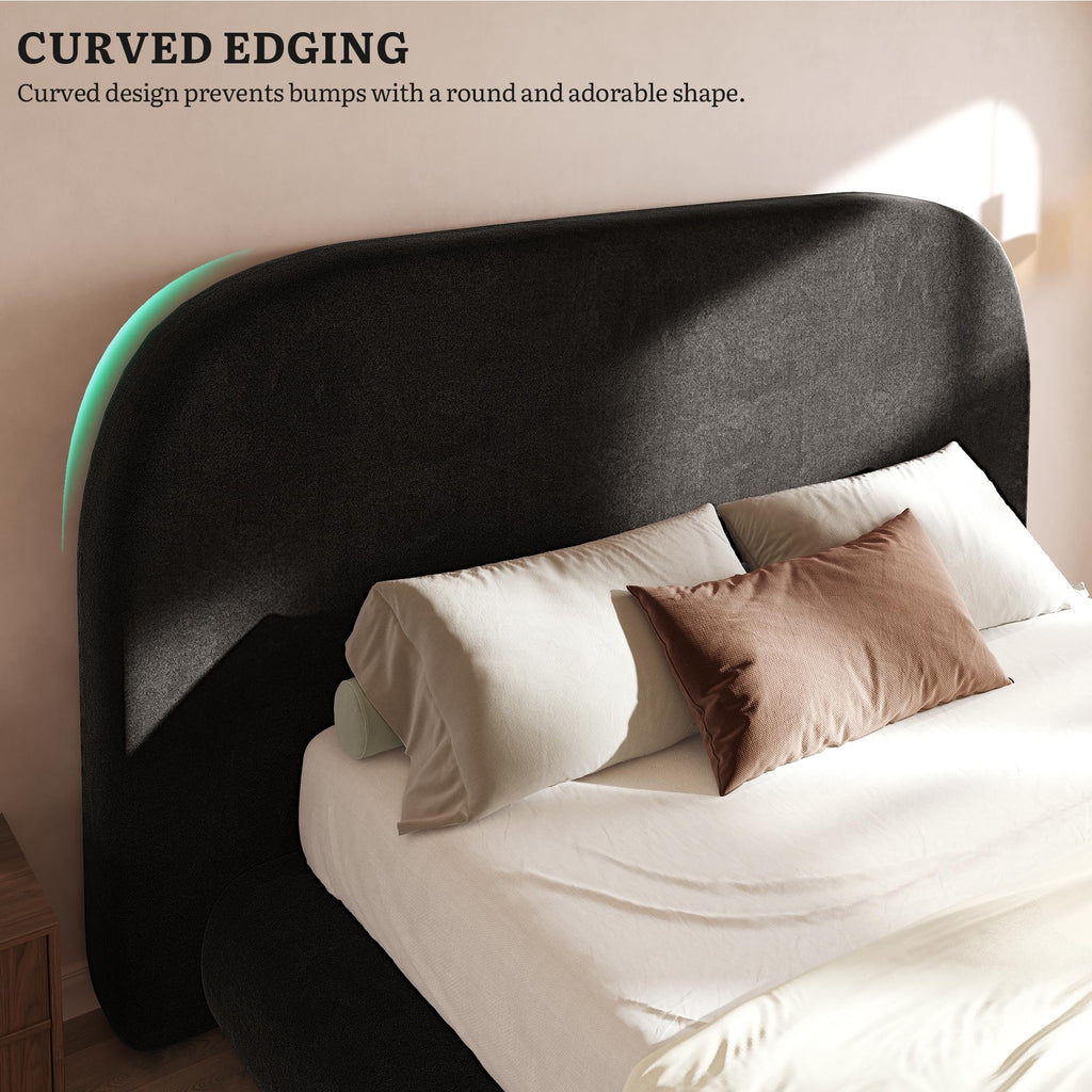 Queen Size Bed Frame with Headboard Z345210
