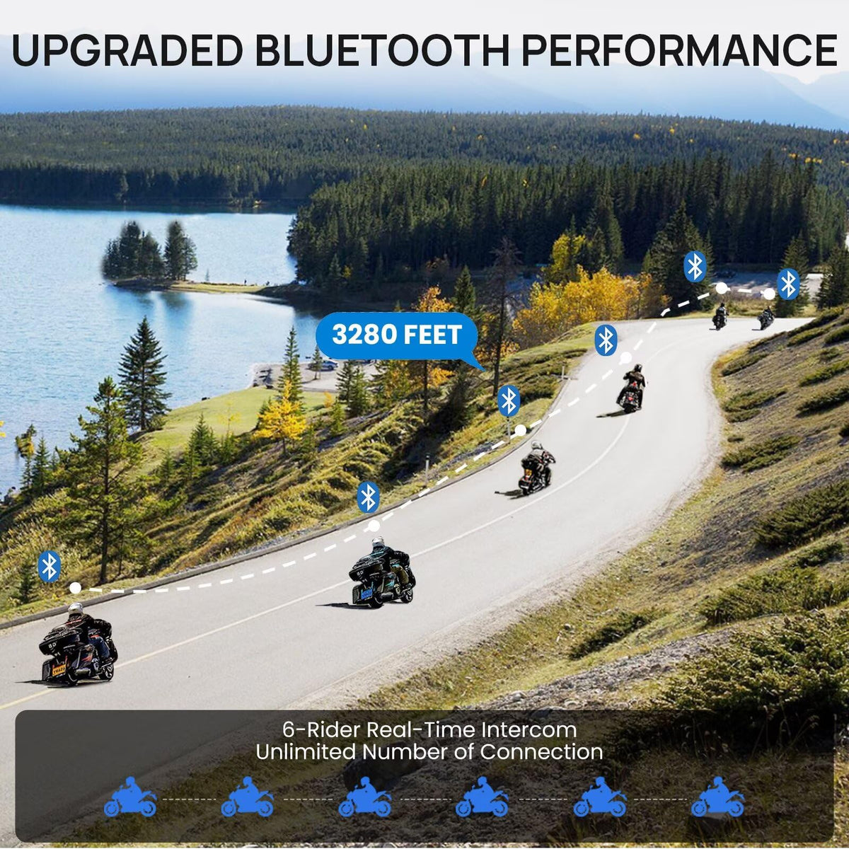 Bluetooth Modular Flip up Full Face Motorcycle Helmet G772052