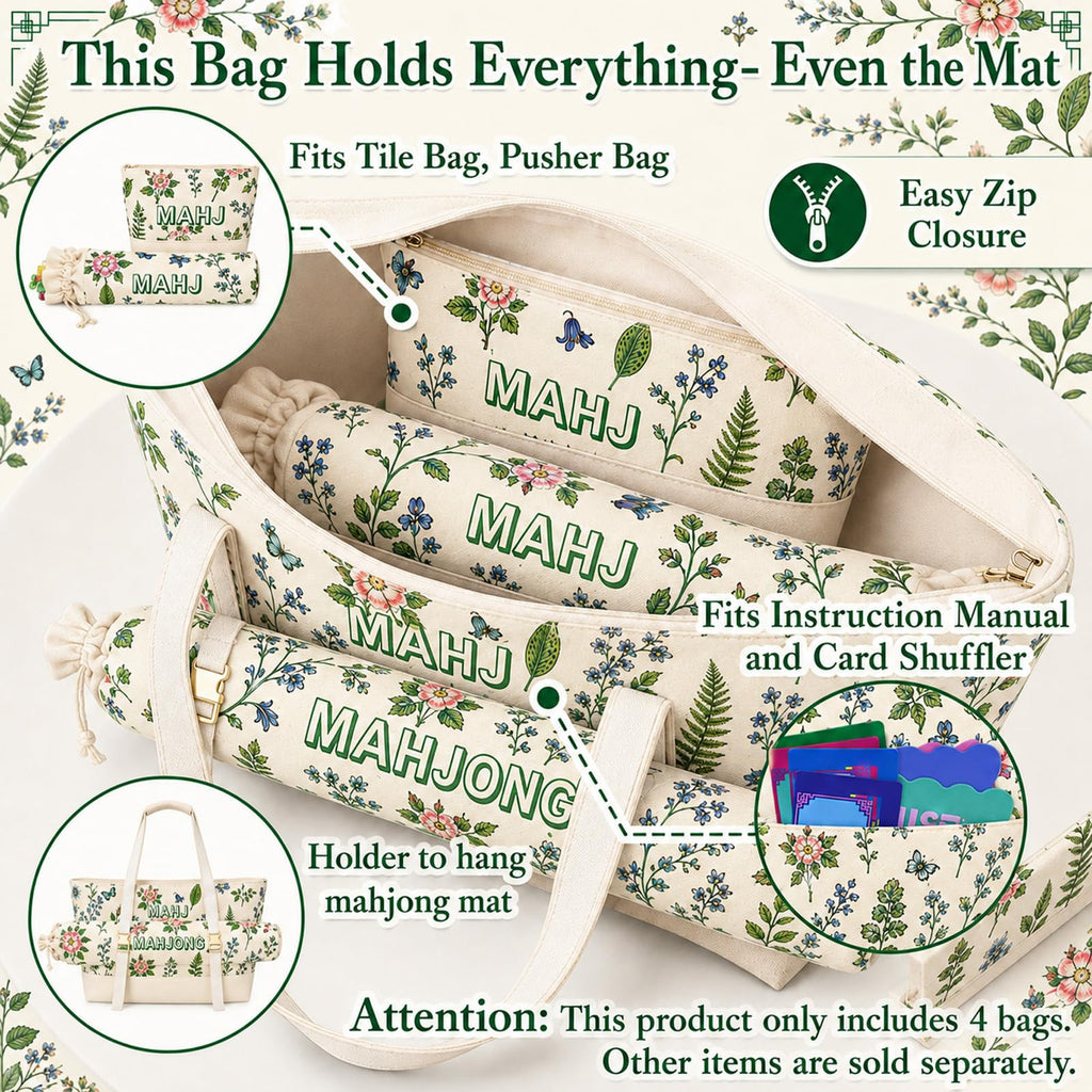 Mahjong Tile Bag Set D803