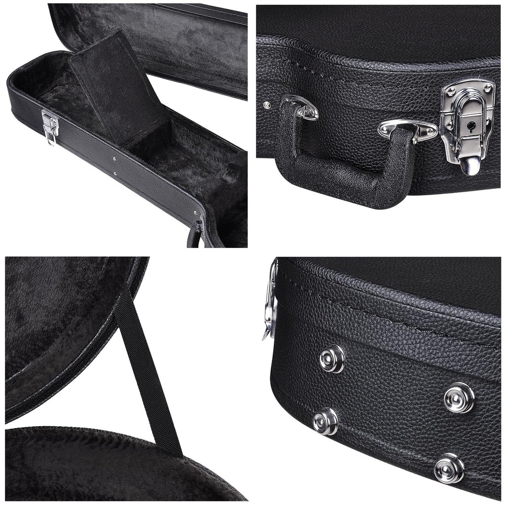 Electric Guitar Hard Shell Case, Black B6195