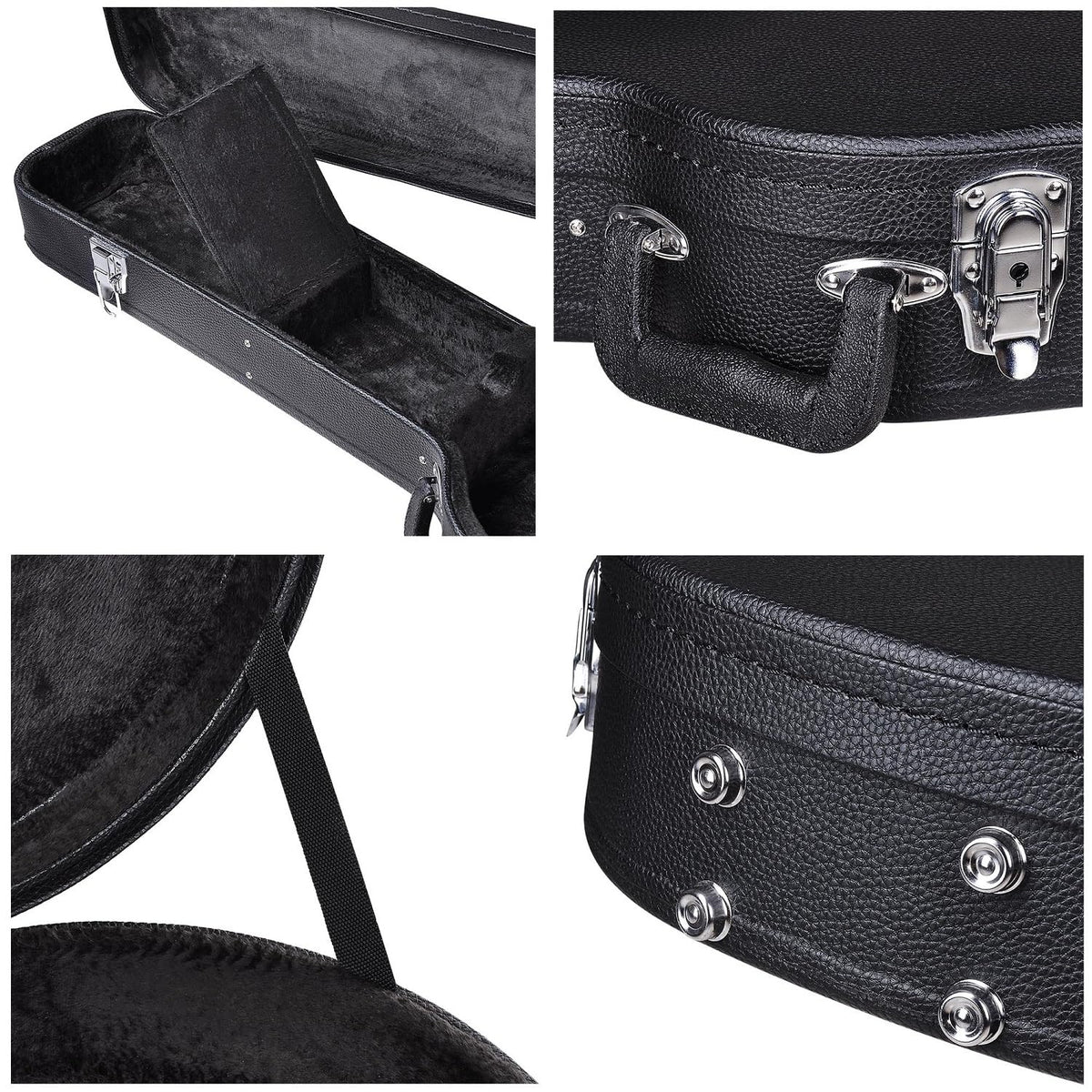 Electric Guitar Hard Shell Case, Black B6195