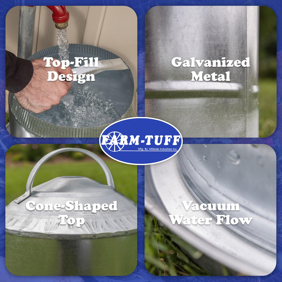 Galvanized 5 Gallon Poultry Waterer I67183