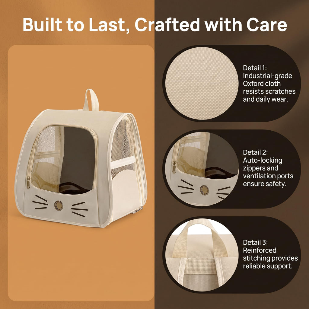 Cat Carrier Backpack, 13.8 Inches H1241