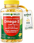 1000 mg Omega-3 Fish Oil Softgels Dietary Supplement N65622