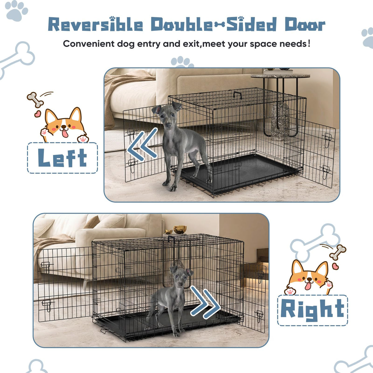 48 Inch Foldable Dog Crate C29407