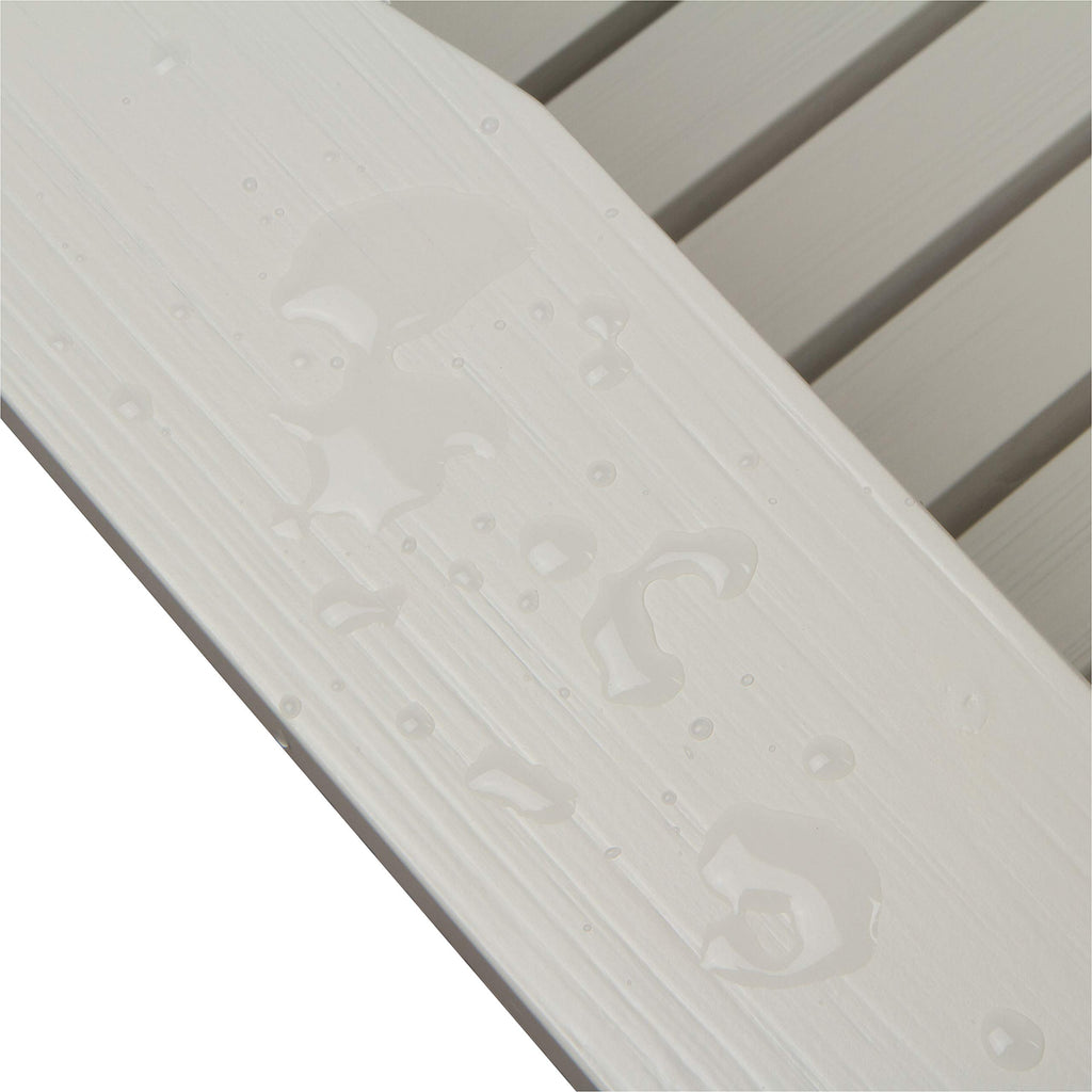 Eggshell White Wooden Outdoor Folding Chair G9400