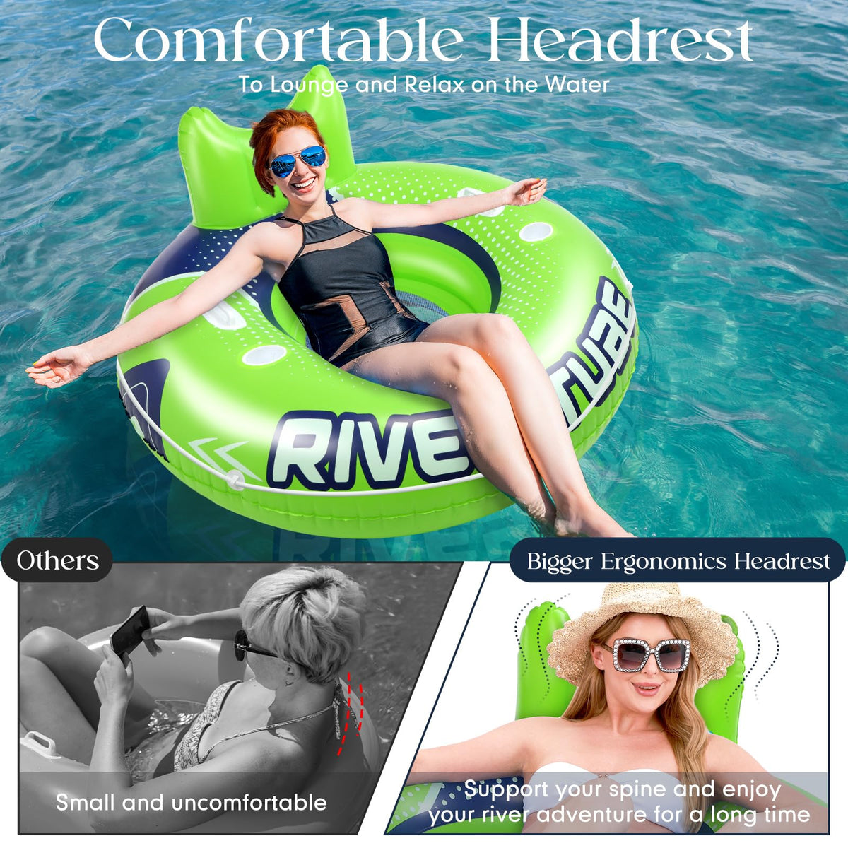 53" Heavy Duty River Tube Float 4 Pcs B158