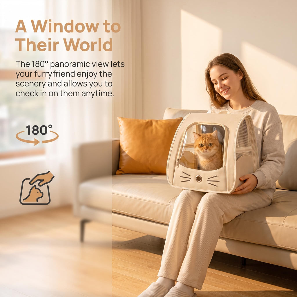 Cat Carrier Backpack, 13.8 Inches H1241