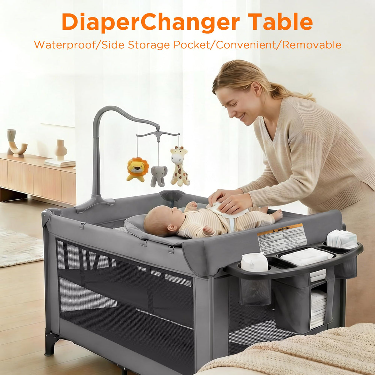 Pack and Play with Bassinet and Changing Table R9453