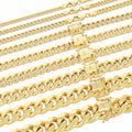 14K Yellow Gold Cuban Link Chain Necklace O685607