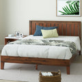 Queen Wood Platform Bed Frame with Headboard N555019