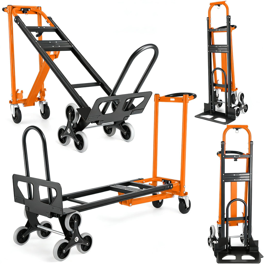 Heavy Duty 1000 LBS 4-in-1 Convertible Steel Hand Truck D1443
