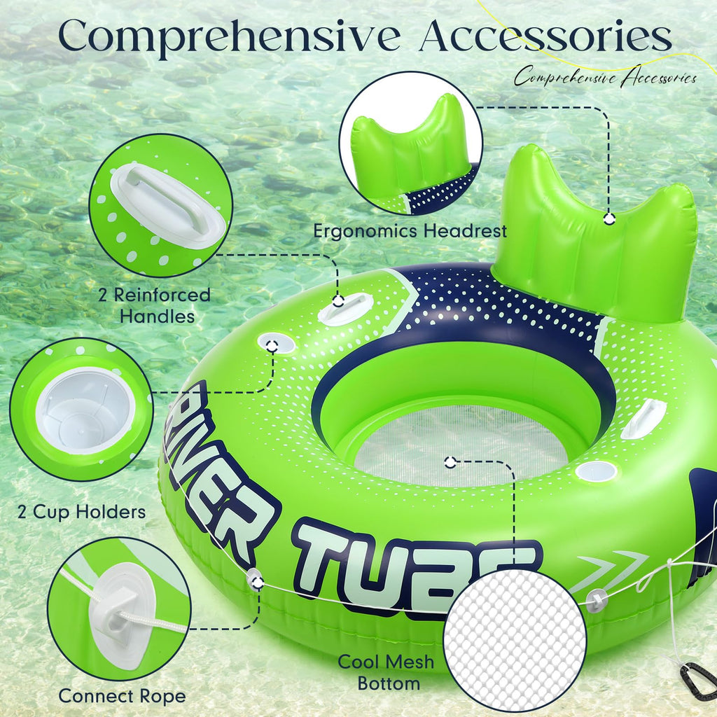 53" Heavy Duty River Tube Float 4 Pcs B158