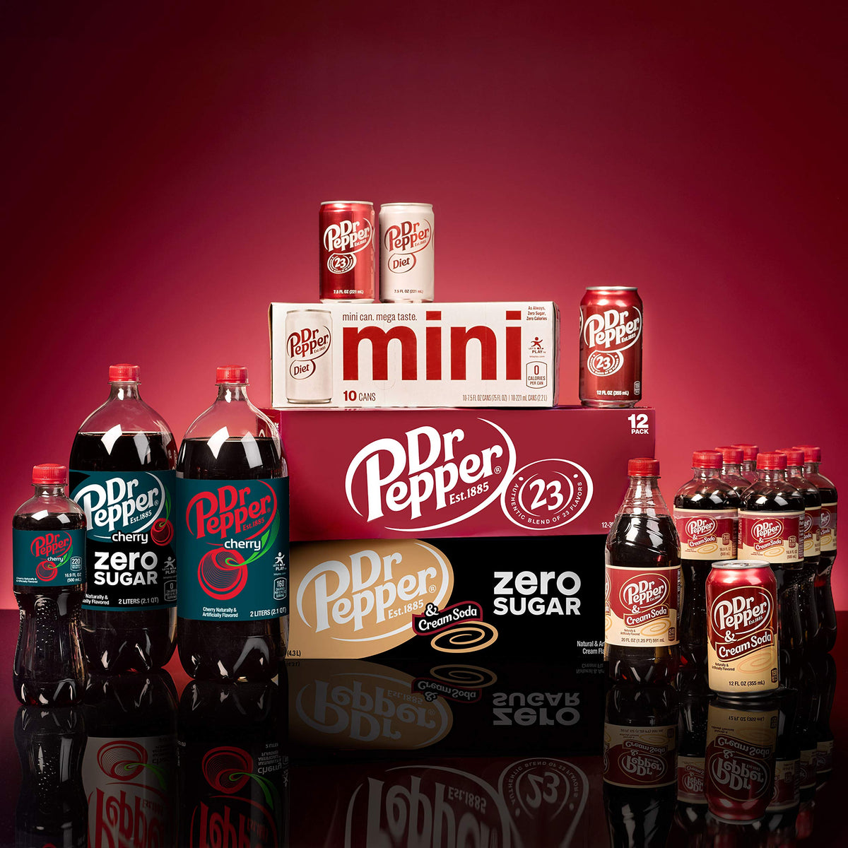 Diet Dr Pepper Soda 7.5 fl oz 8 pack B42279