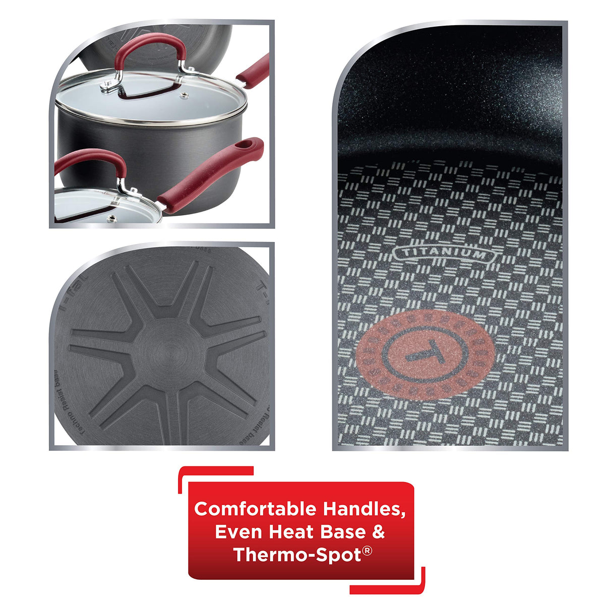 12 Piece Hard Anodized Nonstick Cookware Set G9944