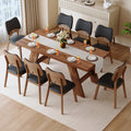 71" Wood Dining Table Set for 8 G351