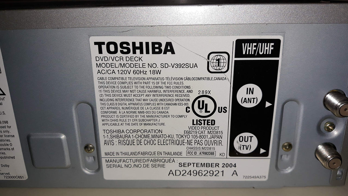 DVD/VCR Combo, Silver N7914